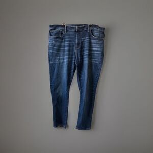 Lucky Brand 223 Men's Straight Jeans 42x32 Blue Medium Wash Casual Denim